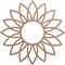 Ekena Millwork Daisy Wood Fretwork Pierced Ceiling Medallion, Wood (Paint Grade), 16"OD x 5 5/8"ID x 3/8"T CMWP16X16X0375DAMF - alternate 1